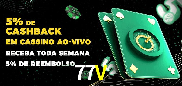 Promoções do cassino ao Vivo 77V